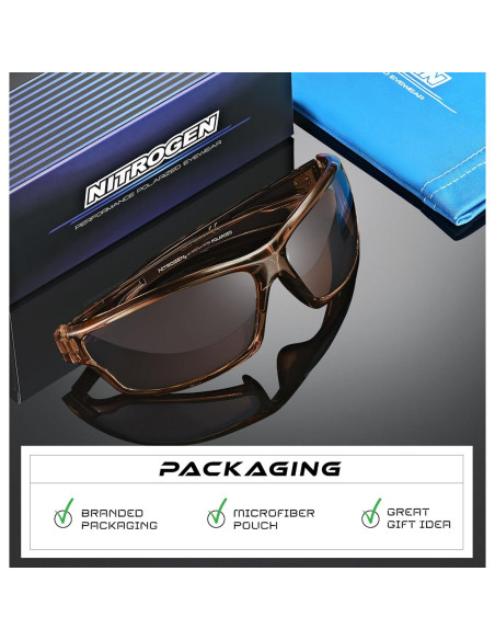 Gafas de sol deportivas Nitrogen polarizadas UV400 unisex