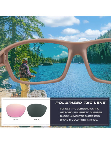 Gafas de sol deportivas Nitrogen polarizadas UV400 unisex