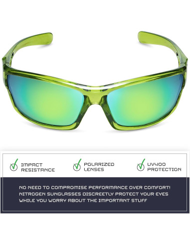 Gafas de sol deportivas Nitrogen polarizadas UV400 unisex