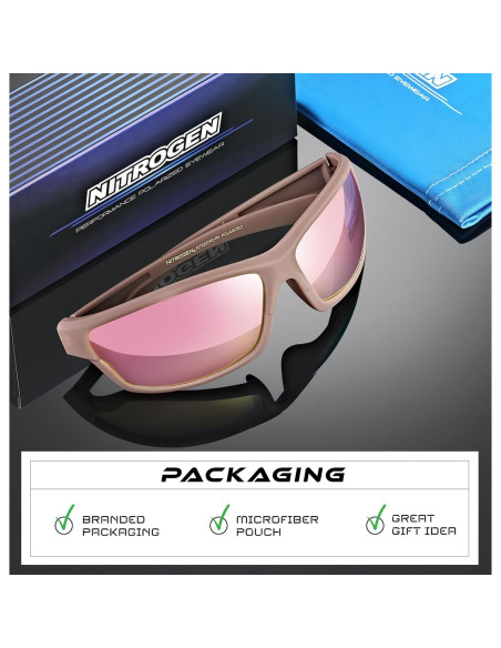 Gafas de sol deportivas Nitrogen polarizadas UV400 unisex