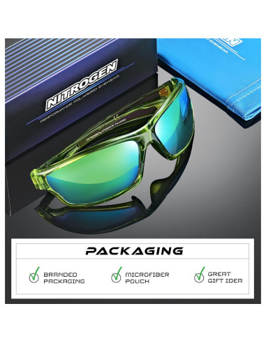 Gafas de sol deportivas Nitrogen polarizadas UV400 unisex