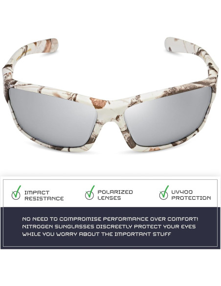 Gafas de sol deportivas Nitrogen polarizadas UV400 unisex Gafas de sol deportivas Nitrogen polarizadas UV400 unisex