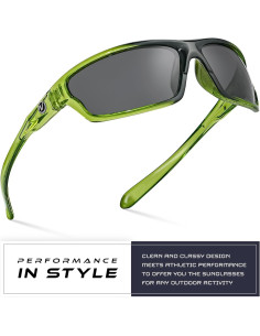 Gafas de sol deportivas Nitrogen polarizadas UV400 unisex 2