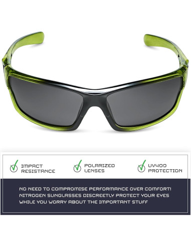 Gafas de sol deportivas Nitrogen polarizadas UV400 unisex