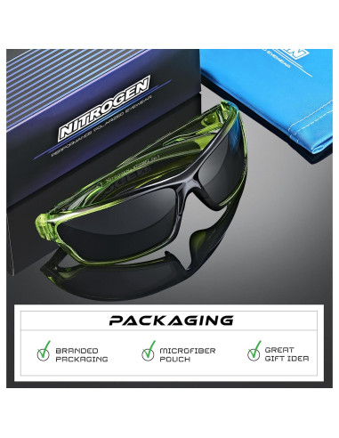 Gafas de sol deportivas Nitrogen polarizadas UV400 unisex