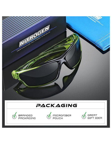 Gafas de sol deportivas Nitrogen polarizadas UV400 unisex Gafas de sol deportivas Nitrogen polarizadas UV400 unisex