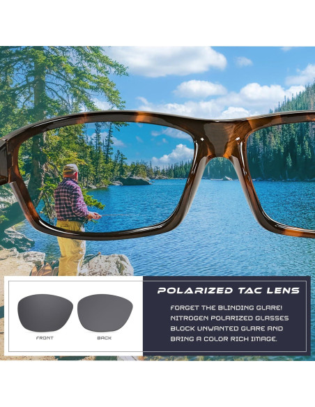 Gafas de sol deportivas Nitrogen polarizadas UV400 unisex Gafas de sol deportivas Nitrogen polarizadas UV400 unisex