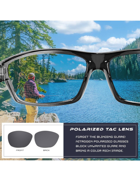 Gafas de sol deportivas Nitrogen polarizadas UV400 unisex Gafas de sol deportivas Nitrogen polarizadas UV400 unisex