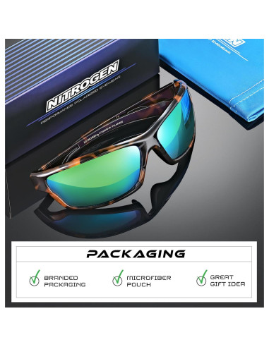 Gafas de sol deportivas Nitrogen polarizadas UV400 unisex