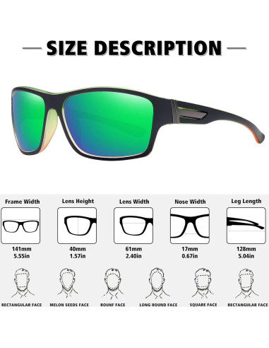 Gafas de sol STORYCOAST polarizadas 3 en 1 para deportes