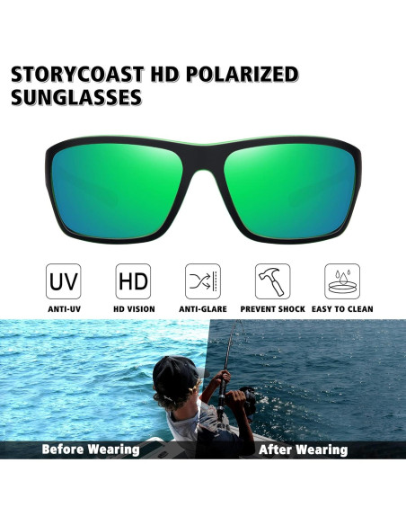 Gafas de sol polarizadas STORYCOAST para ciclismo y deportes