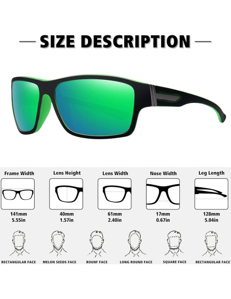 Gafas de sol polarizadas STORYCOAST para ciclismo y deportes