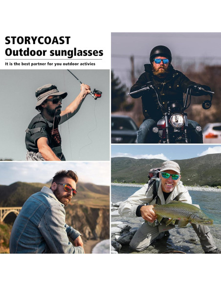 Gafas de sol polarizadas STORYCOAST para ciclismo y deportes