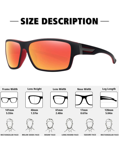 Gafas de sol polarizadas STORYCOAST 3 en 1 para deportes