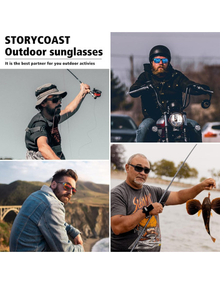 Gafas de sol polarizadas STORYCOAST 3 en 1 para deportes