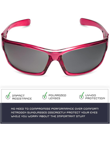 Gafas de sol deportivas Nitrogen polarizadas UV400 unisex
