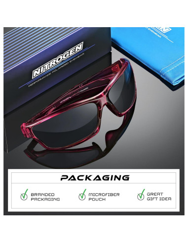 Gafas de sol deportivas Nitrogen polarizadas UV400 unisex