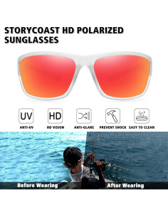 Gafas de sol STORYCOAST polarizadas para ciclismo y deportes 2