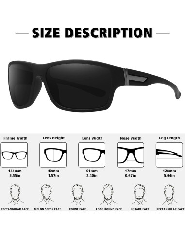 Gafas de sol STORYCOAST polarizadas para ciclismo y deportes