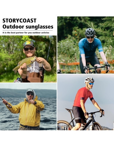 Gafas de sol STORYCOAST polarizadas para ciclismo y deportes