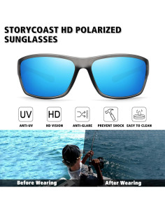 Gafas de sol STORYCOAST polarizadas para ciclismo y deportes 2