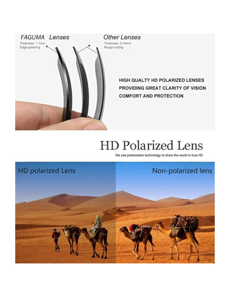 Gafas de Sol Polarizadas FAGUMA UV400 para Hombres