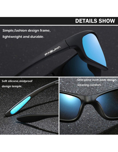 Gafas de Sol Deportivas FAGUMA Polarizadas UV400 Hombres