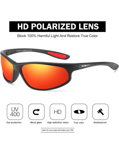 Gafas de sol deportivas FAGUMA polarizadas UV400 para hombres