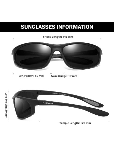 Gafas de sol deportivas FAGUMA polarizadas UV400 para hombres