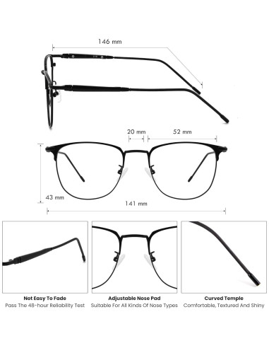 Gafas de Luz Azul GUDVUE FM1353PRO Anti Reflejo UV400