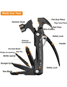 Martillo Multiherramienta Veitorld 12 en 1 para Abuelo 2