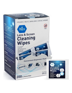 Toallitas de Limpieza Shield Line 200 Unidades Anti-Empañamiento