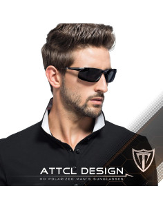 Gafas de sol polarizadas ATTCL - Marco ligero Al-Mg UV400 2