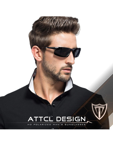 Gafas de sol polarizadas ATTCL - Marco ligero Al-Mg UV400