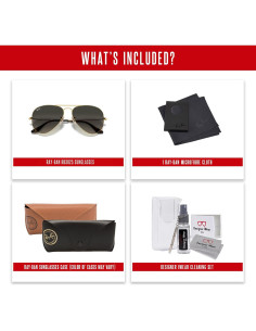 Gafas de sol Ray-Ban RB3025 Aviator Oro Gradiente 62mm 2