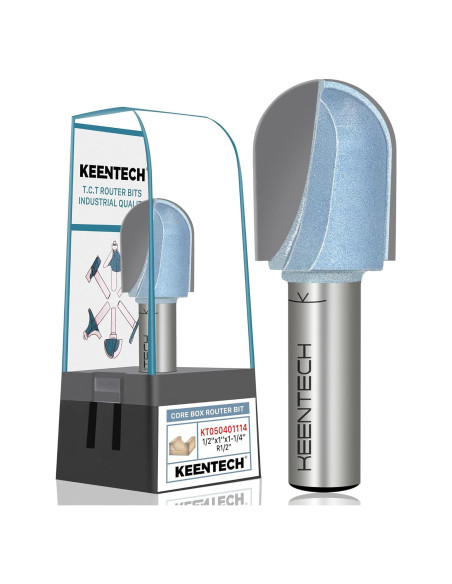 Broca de Router KEENTECH 1/2" Eje 32mm Profundidad 32mm