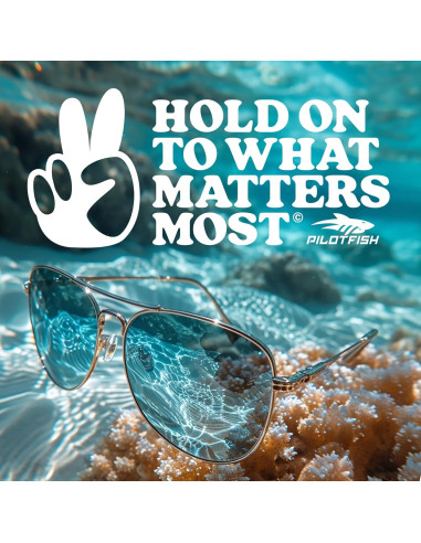 Correa Ajustable para Gafas Pilotfish PFAR, Negro Táctico