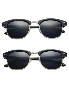 Gafas de sol polarizadas Pro Acme UV 400 unisex semi-rimless