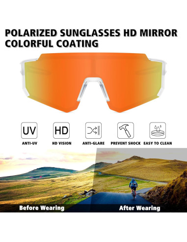 Gafas de sol polarizadas STORYCOAST UV400 para deportes