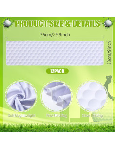 Toallas de Enfriamiento Peryiter 12 Cuentas Microfibra Golf 76.2x22.9cm 2