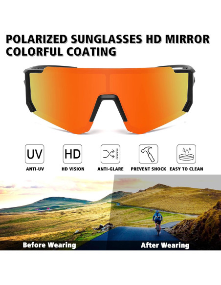 Gafas de sol polarizadas STORYCOAST UV400 para deportes Gafas de sol polarizadas STORYCOAST UV400 para deportes