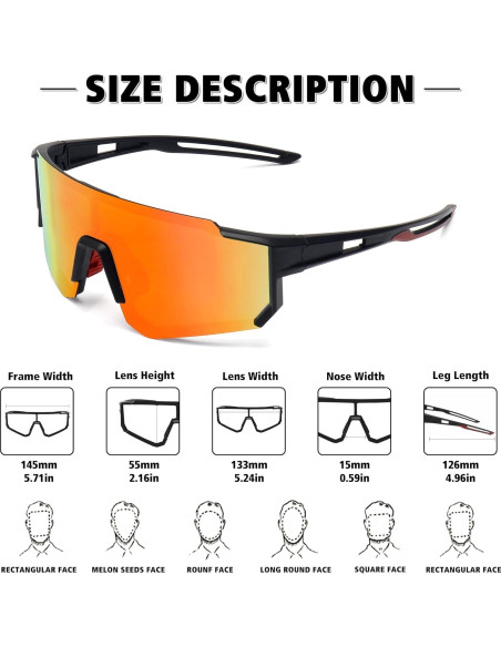 Gafas de sol polarizadas STORYCOAST UV400 para deportes Gafas de sol polarizadas STORYCOAST UV400 para deportes