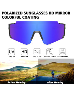 Gafas de sol polarizadas STORYCOAST UV400 para deportes 2