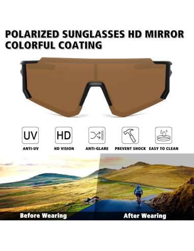 Gafas de sol STORYCOAST polarizadas UV400 para deportes