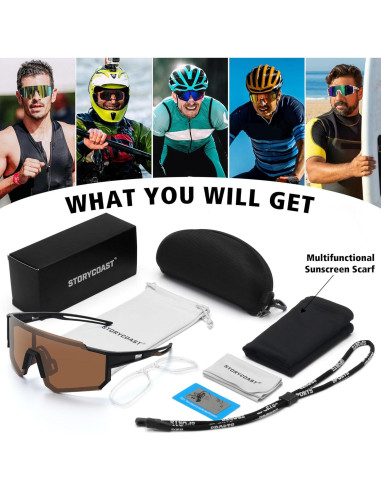 Gafas de sol STORYCOAST polarizadas UV400 para deportes