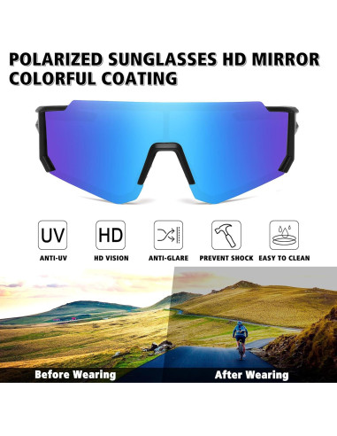 Gafas de sol polarizadas STORYCOAST UV400 para deportes