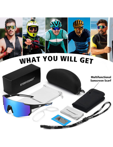 Gafas de sol polarizadas STORYCOAST UV400 para deportes Gafas de sol polarizadas STORYCOAST UV400 para deportes