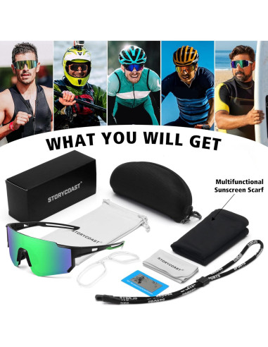 Gafas de sol polarizadas STORYCOAST UV400 para deportes