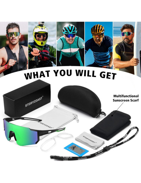 Gafas de sol polarizadas STORYCOAST UV400 para deportes Gafas de sol polarizadas STORYCOAST UV400 para deportes
