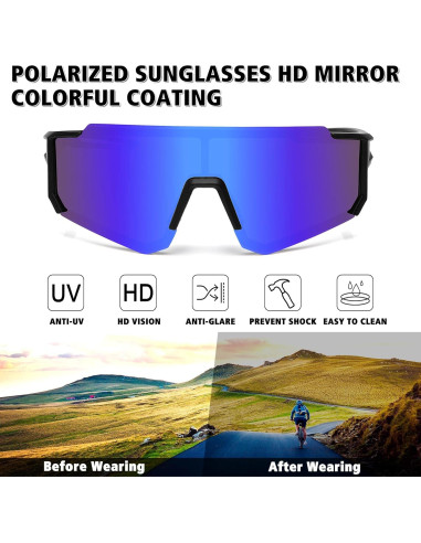 Gafas de sol polarizadas STORYCOAST para deportes UV400